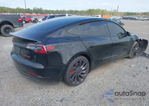 2021 Tesla Model 3 Performance Dual Motor All-Wheel Drive из США, поврежденный, VIN 5YJ3E1EC0MF992378